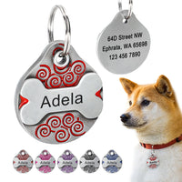 Personalized Dog Tag Free Engraving Dogs Nameplate, Anti-lost Pet Accessories